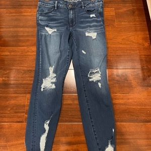 American Eagle Super Stretch Ripped Jeans